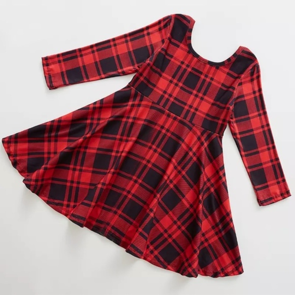 NWT Exclusive Boutique Kids Fashion Holiday Long Sleeve Dress 10/10 Size 4T